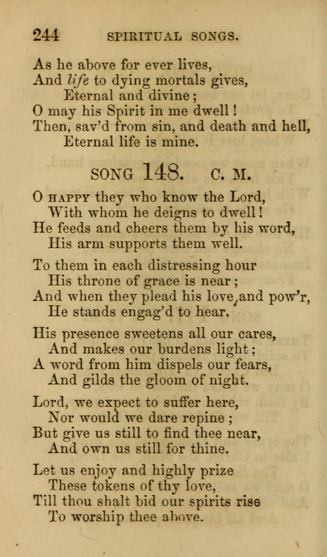 Psalms, Hymns and Spiritual Songs, Original and Selected. (7th ed.) page 244