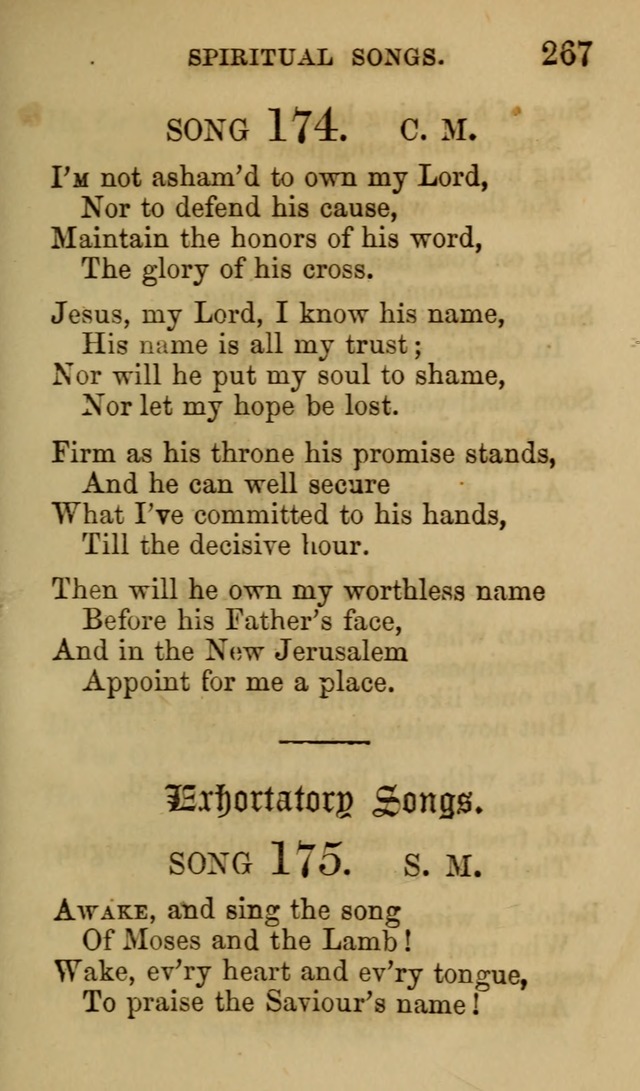 Psalms, Hymns and Spiritual Songs, Original and Selected. (7th ed.) page 267