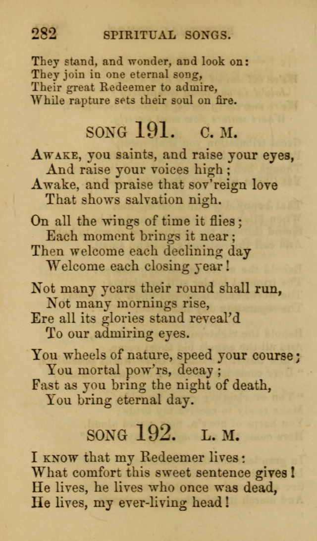 Psalms, Hymns and Spiritual Songs, Original and Selected. (7th ed.) page 282