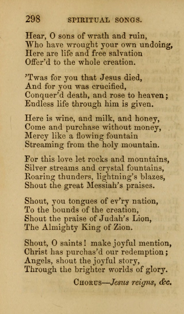 Psalms, Hymns and Spiritual Songs, Original and Selected. (7th ed.) page 298