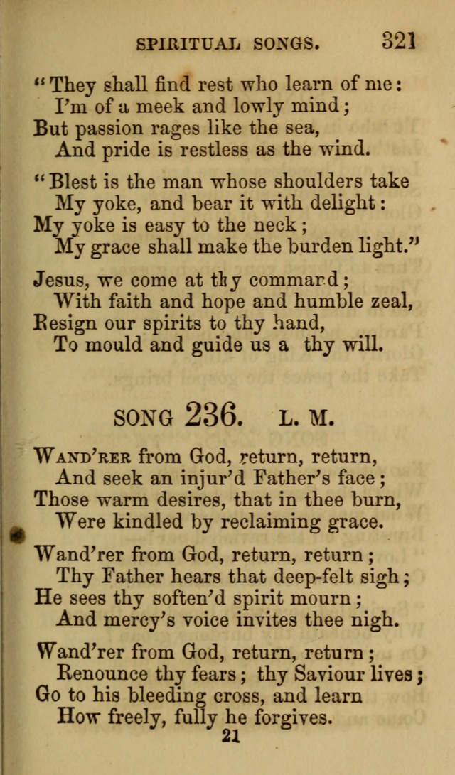 Psalms, Hymns and Spiritual Songs, Original and Selected. (7th ed.) page 321