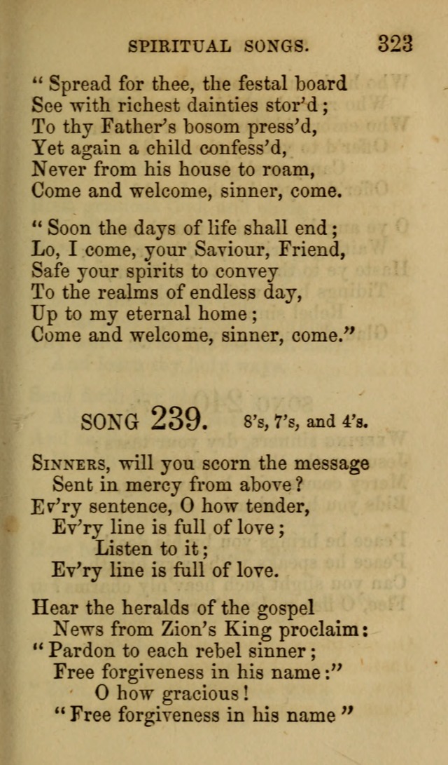 Psalms, Hymns and Spiritual Songs, Original and Selected. (7th ed.) page 323