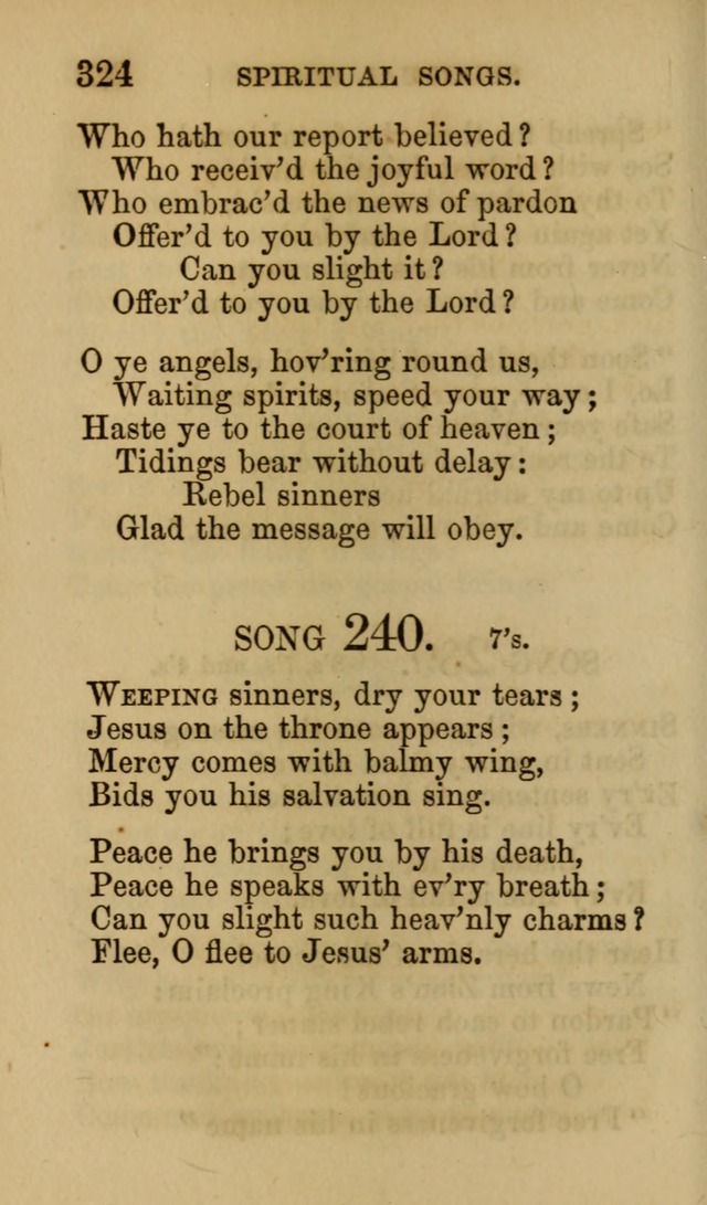 Psalms, Hymns and Spiritual Songs, Original and Selected. (7th ed.) page 324