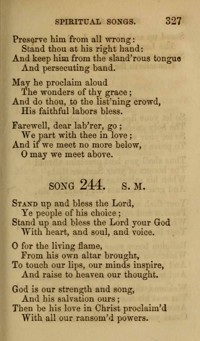 Psalms, Hymns and Spiritual Songs, Original and Selected. (7th ed.) page 327