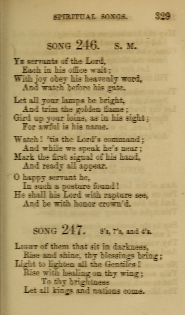 Psalms, Hymns and Spiritual Songs, Original and Selected. (7th ed.) page 329