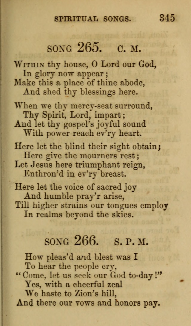 Psalms, Hymns and Spiritual Songs, Original and Selected. (7th ed.) page 345