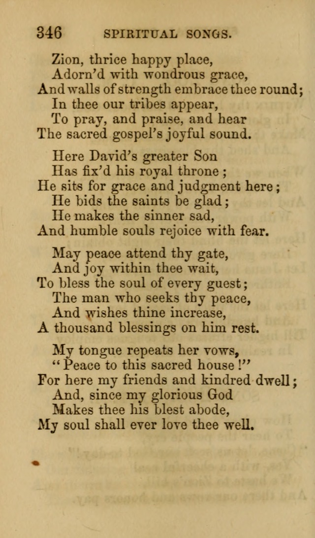 Psalms, Hymns and Spiritual Songs, Original and Selected. (7th ed.) page 346