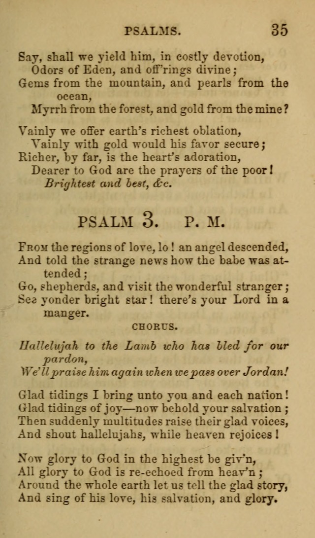 Psalms, Hymns and Spiritual Songs, Original and Selected. (7th ed.) page 35