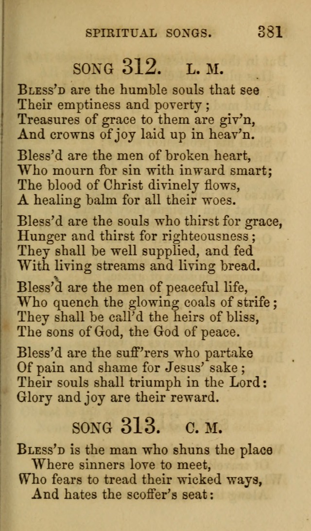 Psalms, Hymns and Spiritual Songs, Original and Selected. (7th ed.) page 381