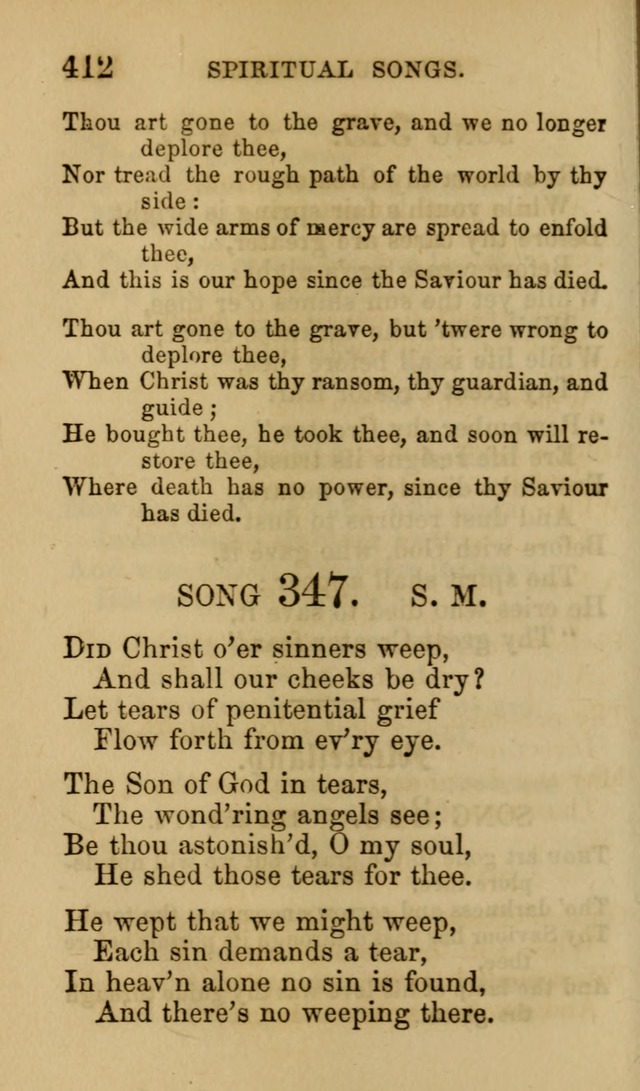 Psalms, Hymns and Spiritual Songs, Original and Selected. (7th ed.) page 412