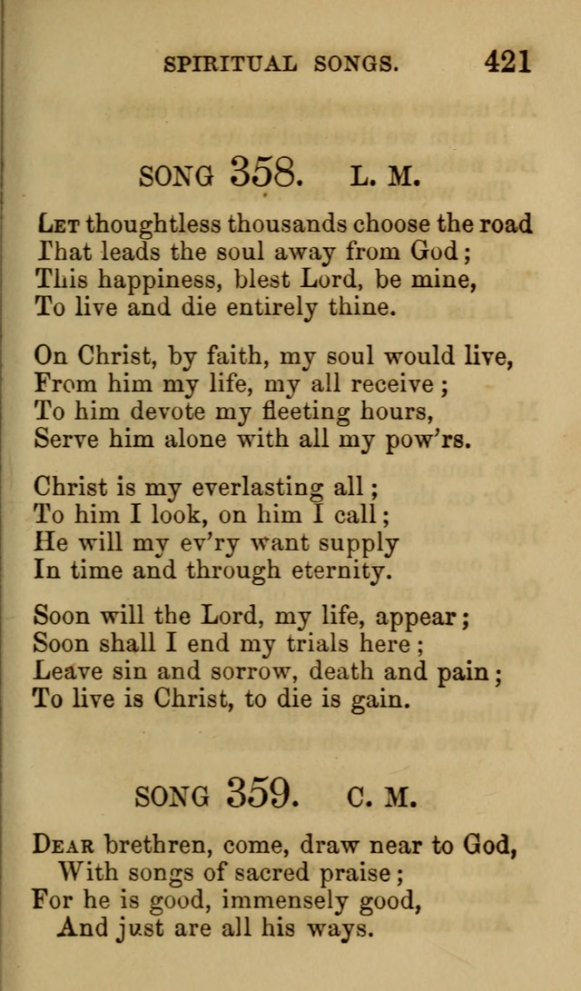 Psalms, Hymns and Spiritual Songs, Original and Selected. (7th ed.) page 421