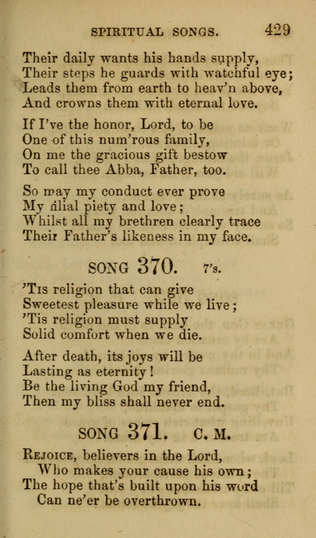 Psalms, Hymns and Spiritual Songs, Original and Selected. (7th ed.) page 429