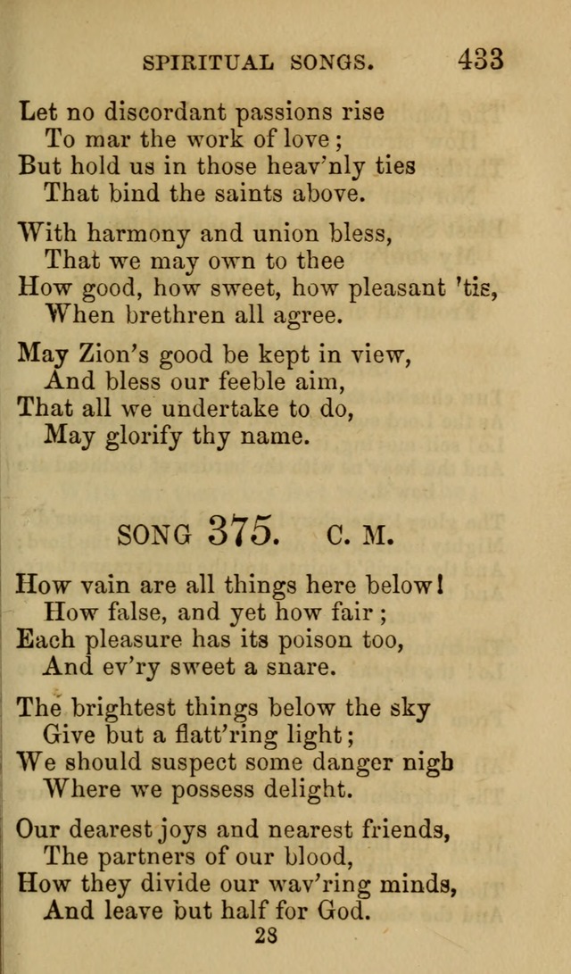 Psalms, Hymns and Spiritual Songs, Original and Selected. (7th ed.) page 433