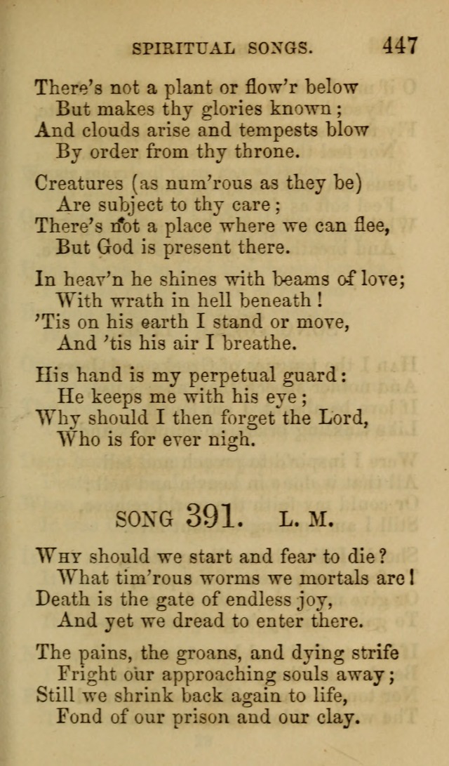 Psalms, Hymns and Spiritual Songs, Original and Selected. (7th ed.) page 447