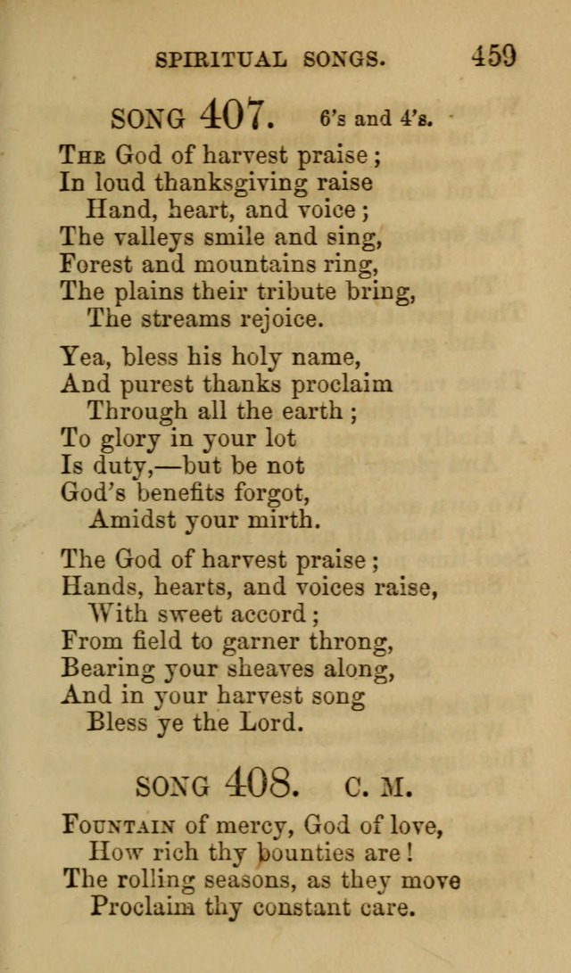 Psalms, Hymns and Spiritual Songs, Original and Selected. (7th ed.) page 459