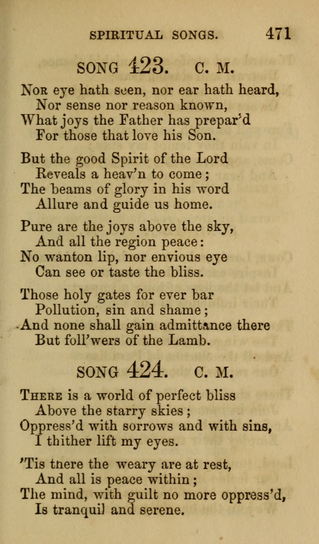 Psalms, Hymns and Spiritual Songs, Original and Selected. (7th ed.) page 471