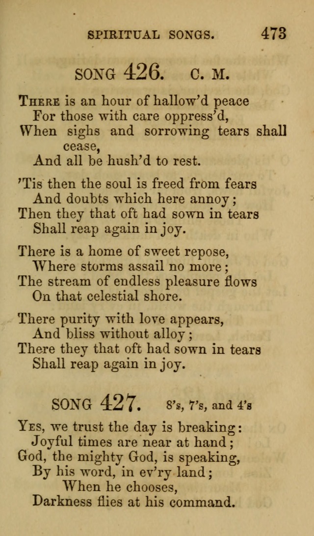 Psalms, Hymns and Spiritual Songs, Original and Selected. (7th ed.) page 473