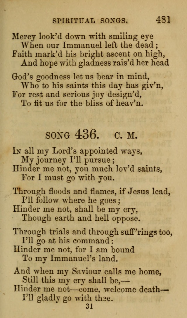 Psalms, Hymns and Spiritual Songs, Original and Selected. (7th ed.) page 481