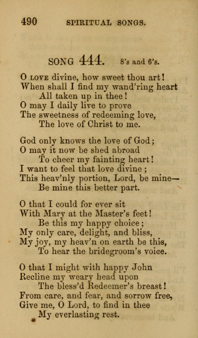 Psalms, Hymns and Spiritual Songs, Original and Selected. (7th ed.) page 490