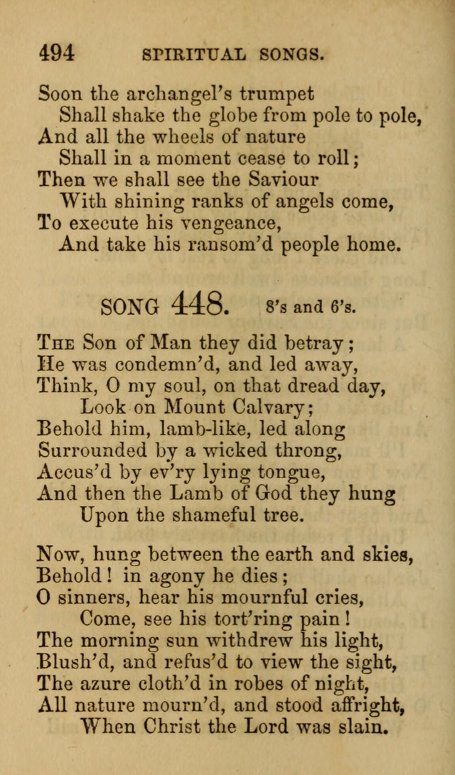 Psalms, Hymns and Spiritual Songs, Original and Selected. (7th ed.) page 494