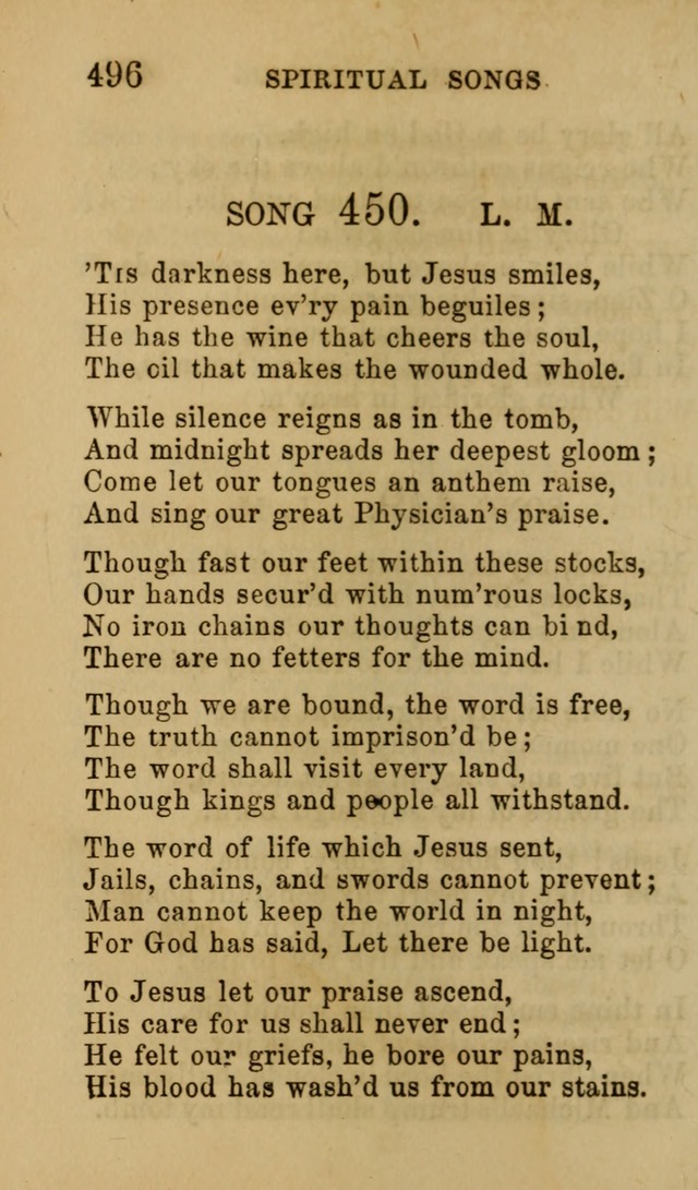 Psalms, Hymns and Spiritual Songs, Original and Selected. (7th ed.) page 496