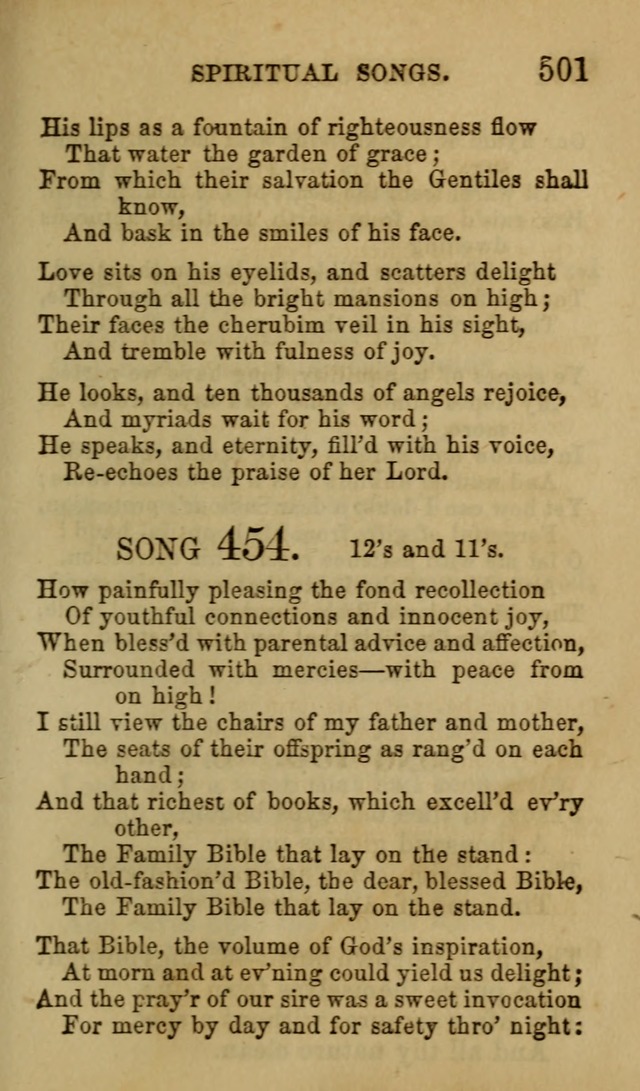 Psalms, Hymns and Spiritual Songs, Original and Selected. (7th ed.) page 501