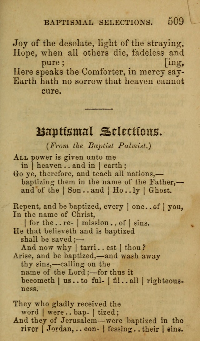 Psalms, Hymns and Spiritual Songs, Original and Selected. (7th ed.) page 509