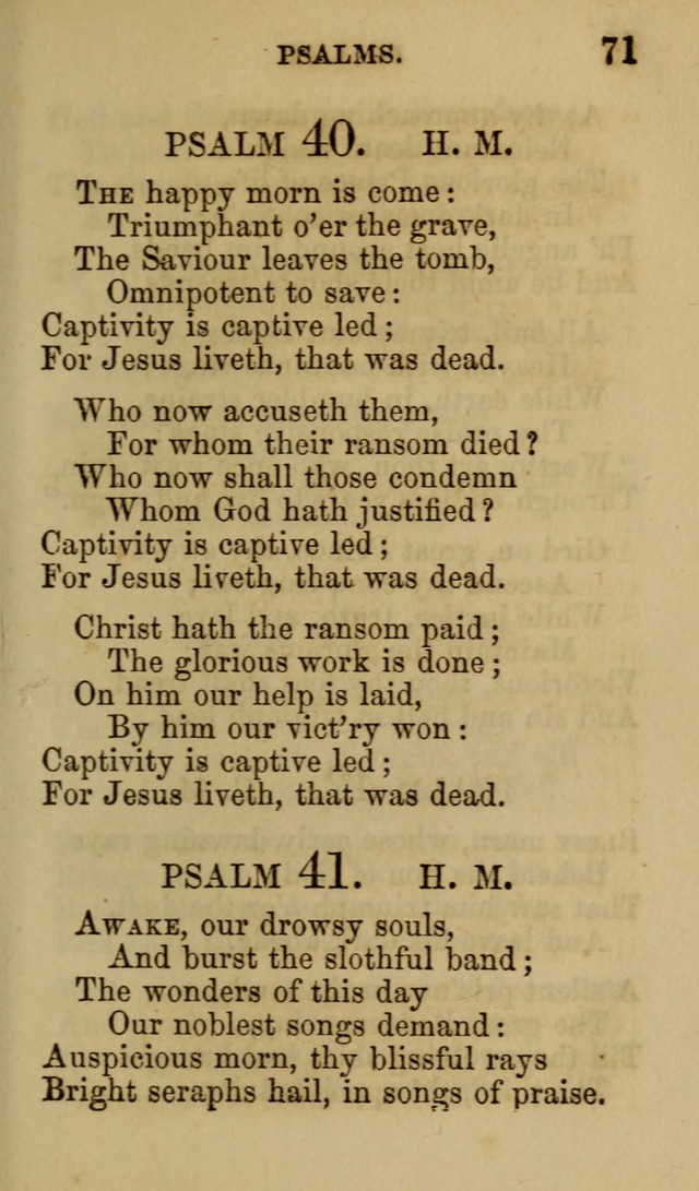 Psalms, Hymns and Spiritual Songs, Original and Selected. (7th ed.) page 71