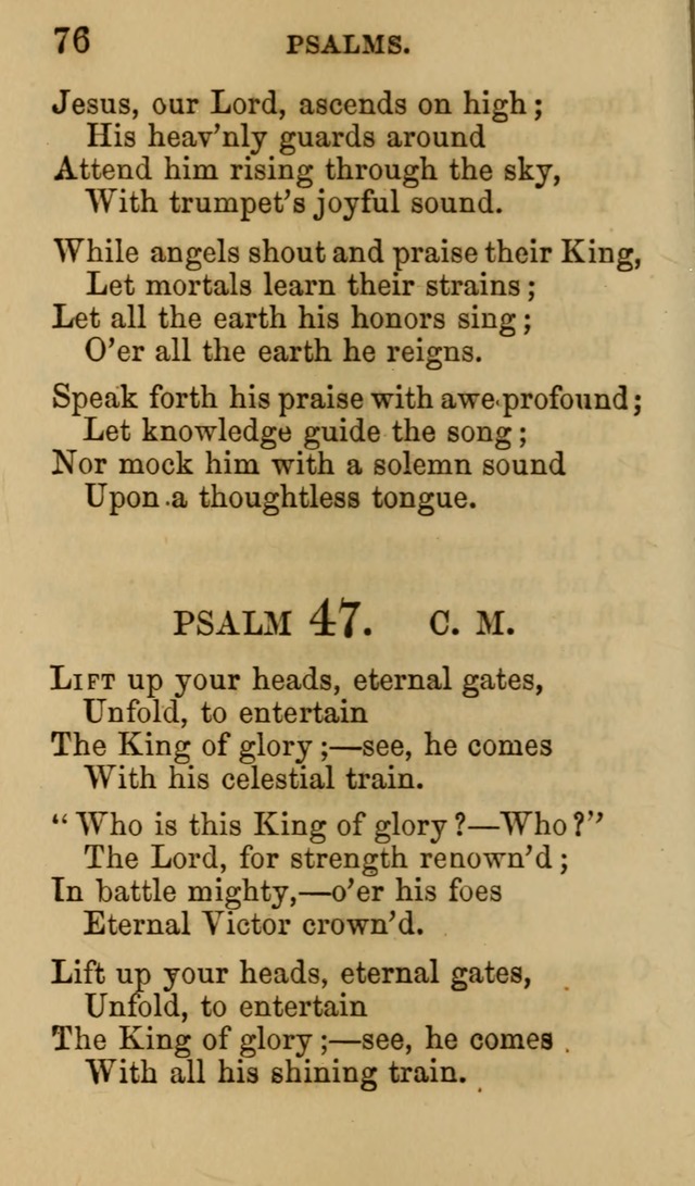 Psalms, Hymns and Spiritual Songs, Original and Selected. (7th ed.) page 76