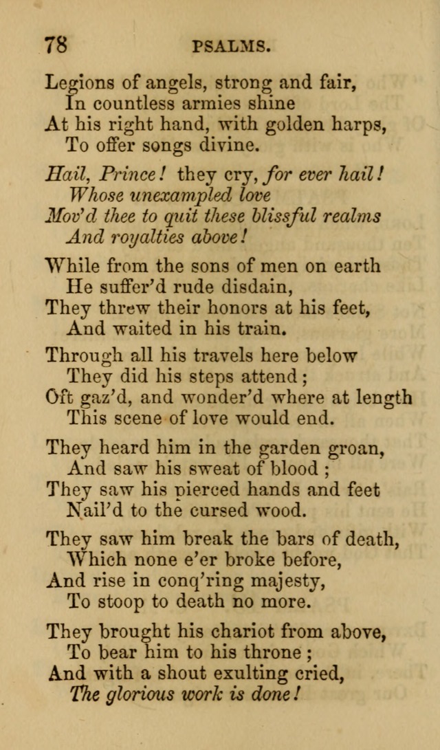 Psalms, Hymns and Spiritual Songs, Original and Selected. (7th ed.) page 78