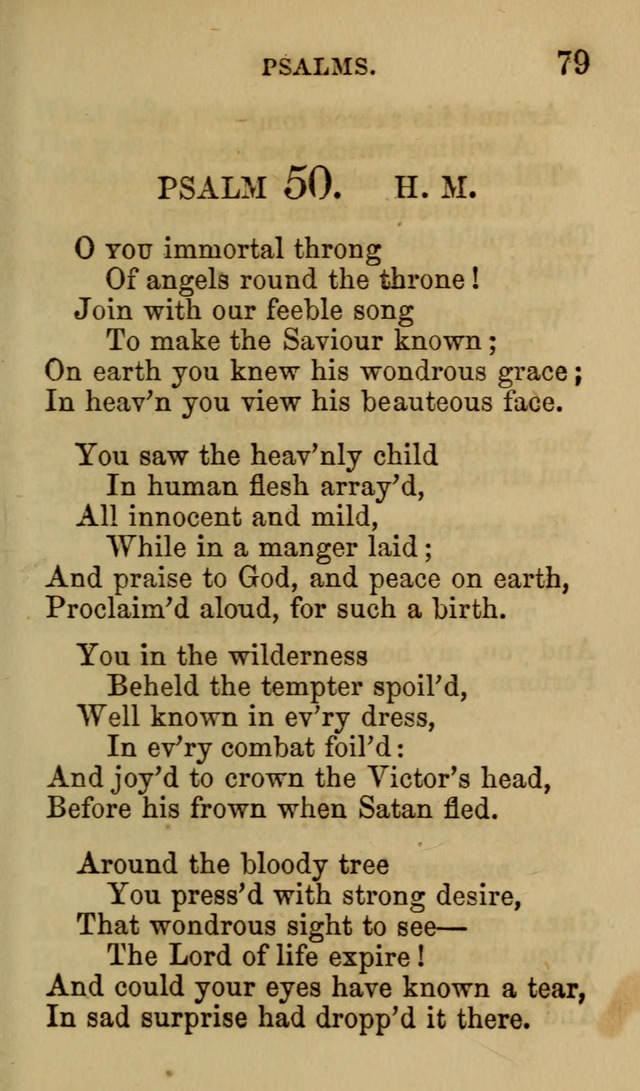 Psalms, Hymns and Spiritual Songs, Original and Selected. (7th ed.) page 79