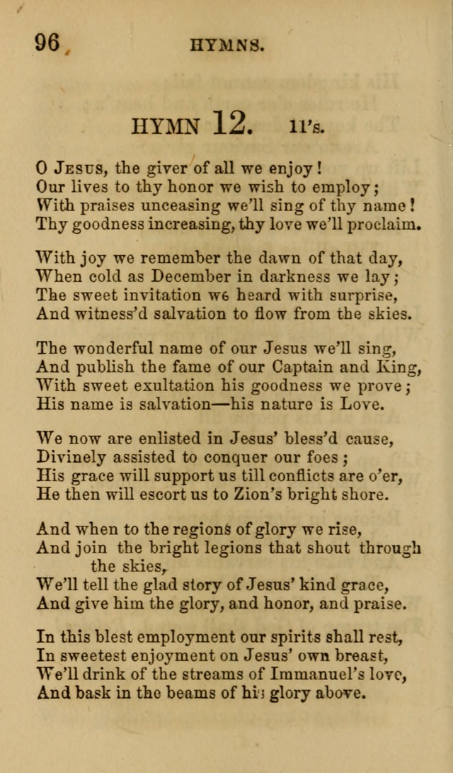 Psalms, Hymns and Spiritual Songs, Original and Selected. (7th ed.) page 96