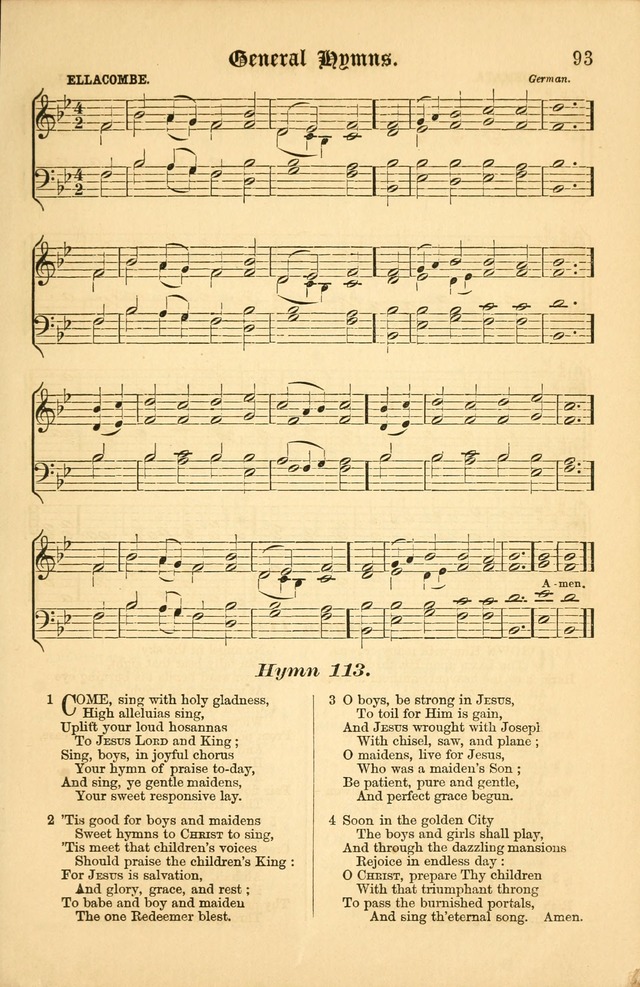 The Parish hymnal: for "The service of song in the House of the Lord" page 100