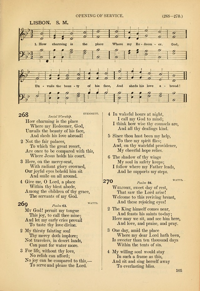 Psalms and Hymns and Spiritual Songs: a manual of worship for the church of Christ page 105