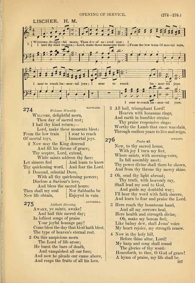 Psalms and Hymns and Spiritual Songs: a manual of worship for the church of Christ page 107