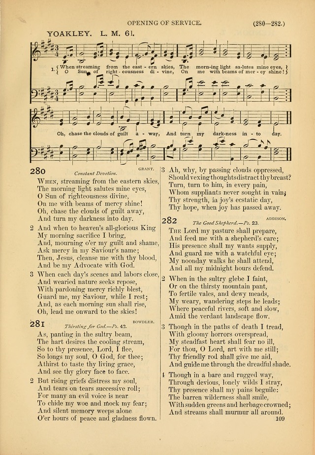 Psalms and Hymns and Spiritual Songs: a manual of worship for the church of Christ page 109