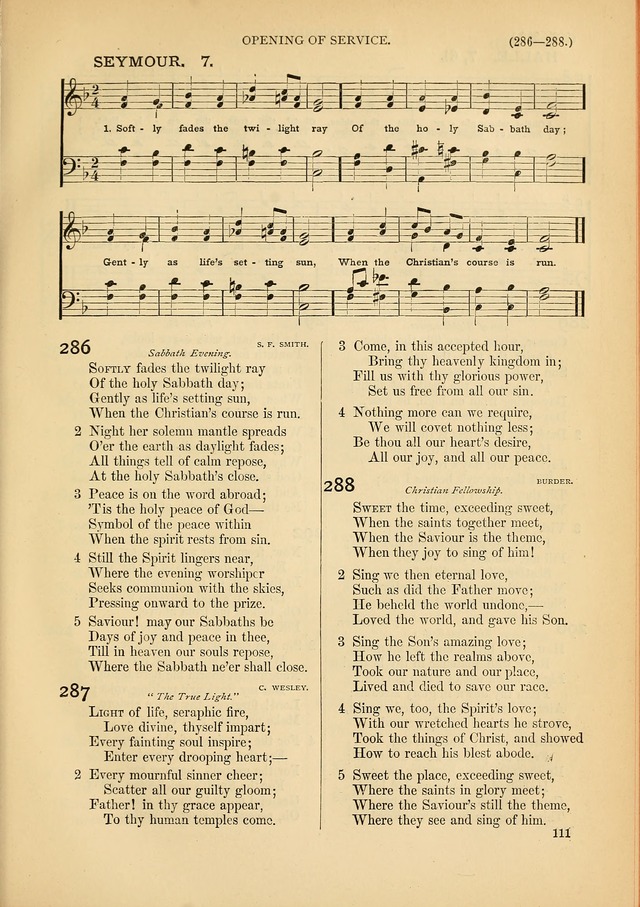 Psalms and Hymns and Spiritual Songs: a manual of worship for the church of Christ page 111