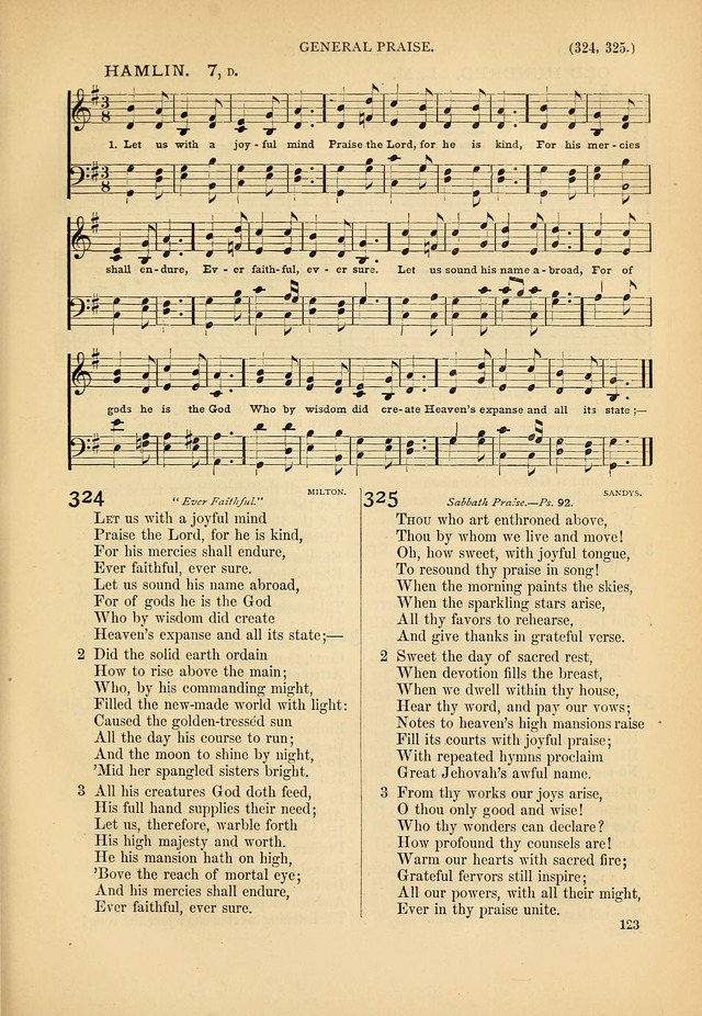 Psalms and Hymns and Spiritual Songs: a manual of worship for the church of Christ page 123