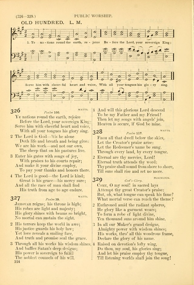 Psalms and Hymns and Spiritual Songs: a manual of worship for the church of Christ page 124