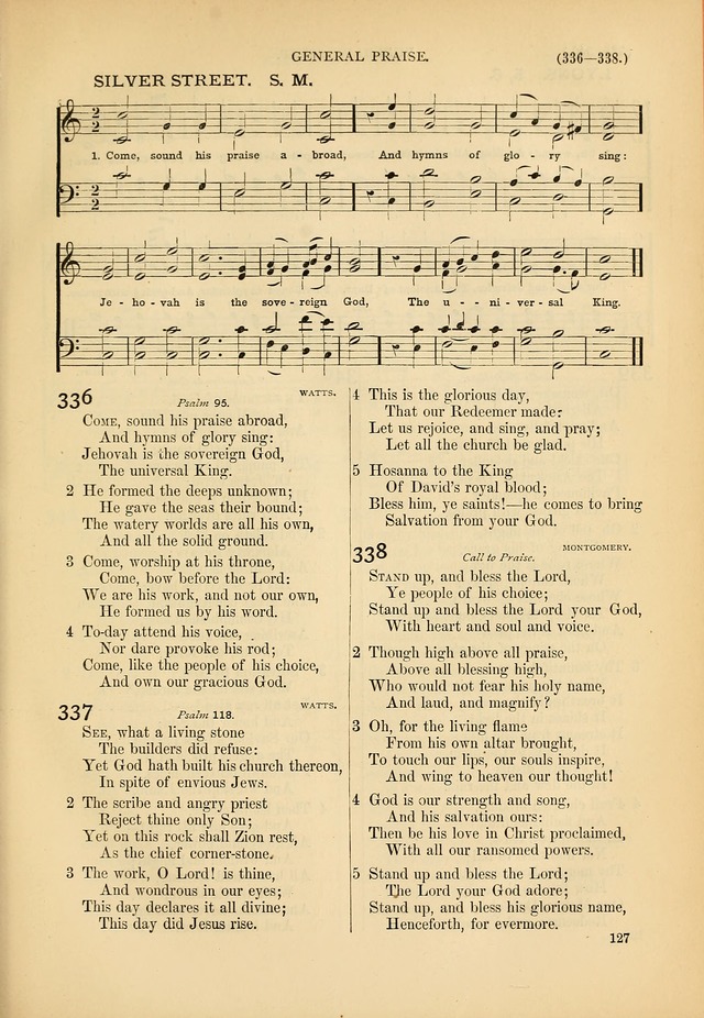 Psalms and Hymns and Spiritual Songs: a manual of worship for the church of Christ page 127