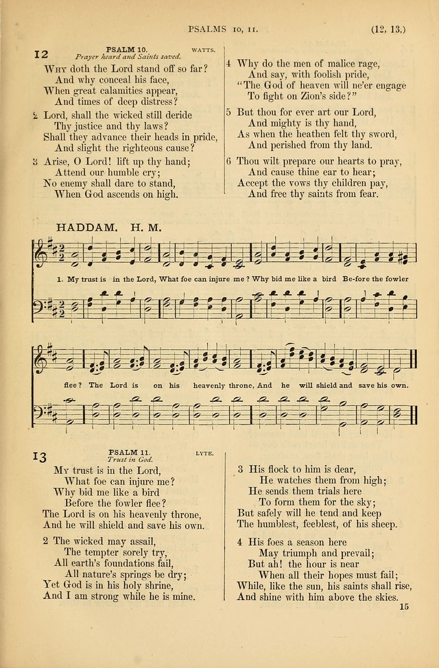 Psalms and Hymns and Spiritual Songs: a manual of worship for the church of Christ page 15