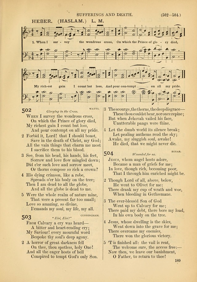 Psalms and Hymns and Spiritual Songs: a manual of worship for the church of Christ page 189