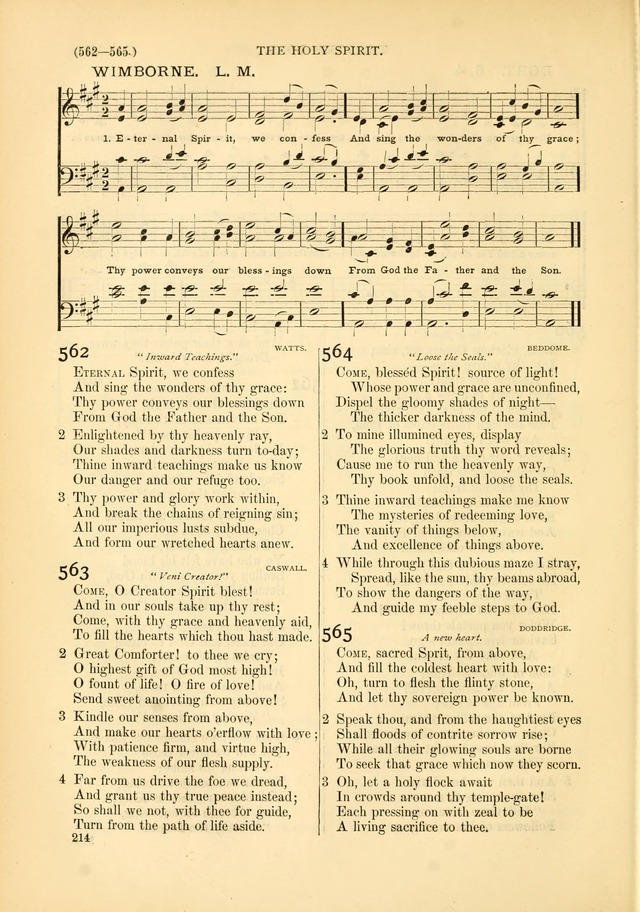 Psalms and Hymns and Spiritual Songs: a manual of worship for the church of Christ page 214