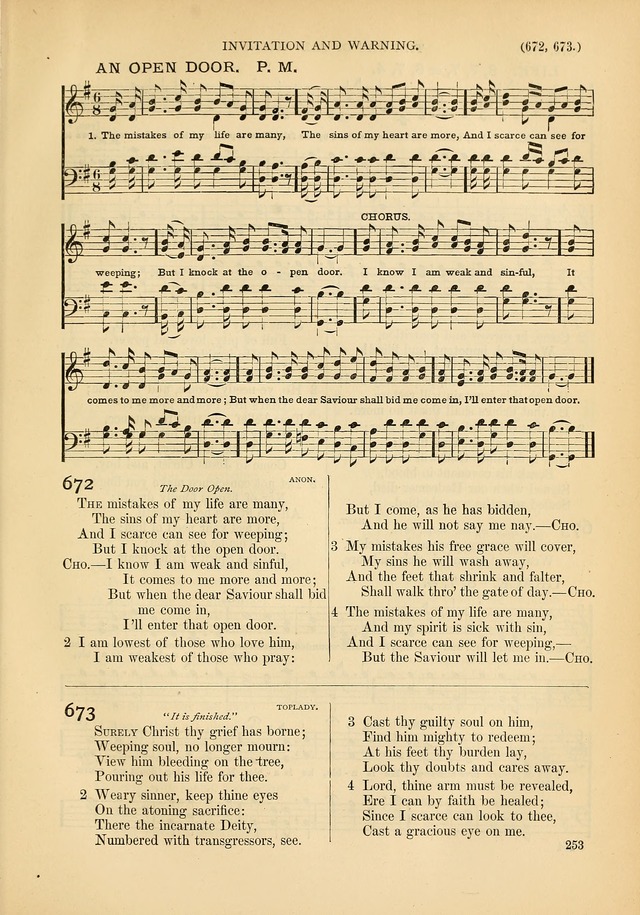 Psalms and Hymns and Spiritual Songs: a manual of worship for the church of Christ page 253