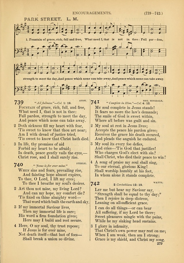 Psalms and Hymns and Spiritual Songs: a manual of worship for the church of Christ page 279