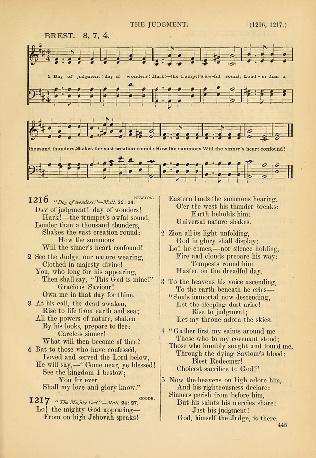 Psalms and Hymns and Spiritual Songs: a manual of worship for the church of Christ page 445