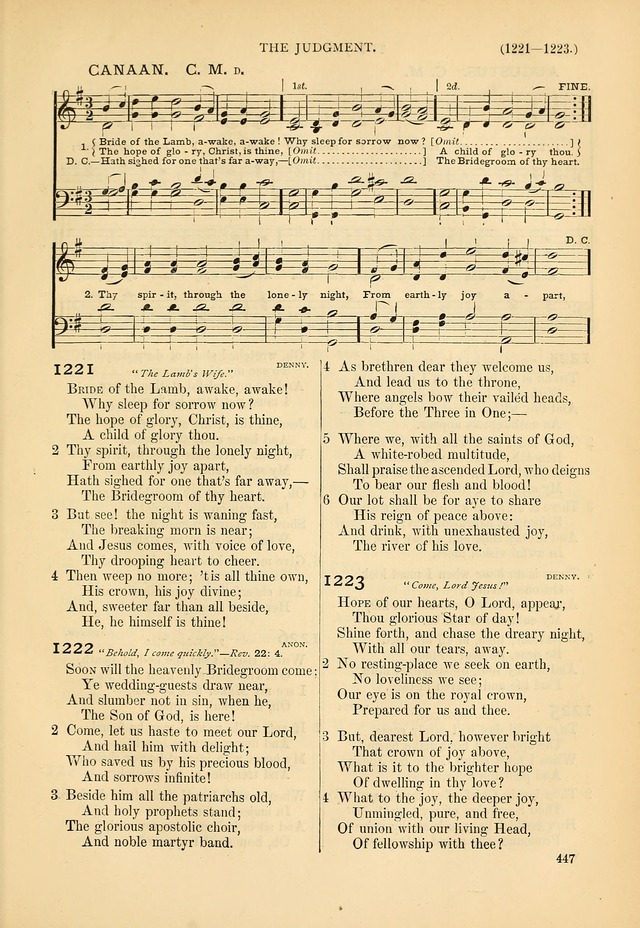 Psalms and Hymns and Spiritual Songs: a manual of worship for the church of Christ page 447