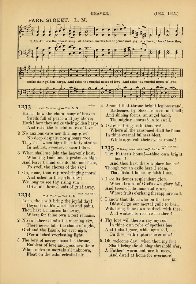 Psalms and Hymns and Spiritual Songs: a manual of worship for the church of Christ page 451