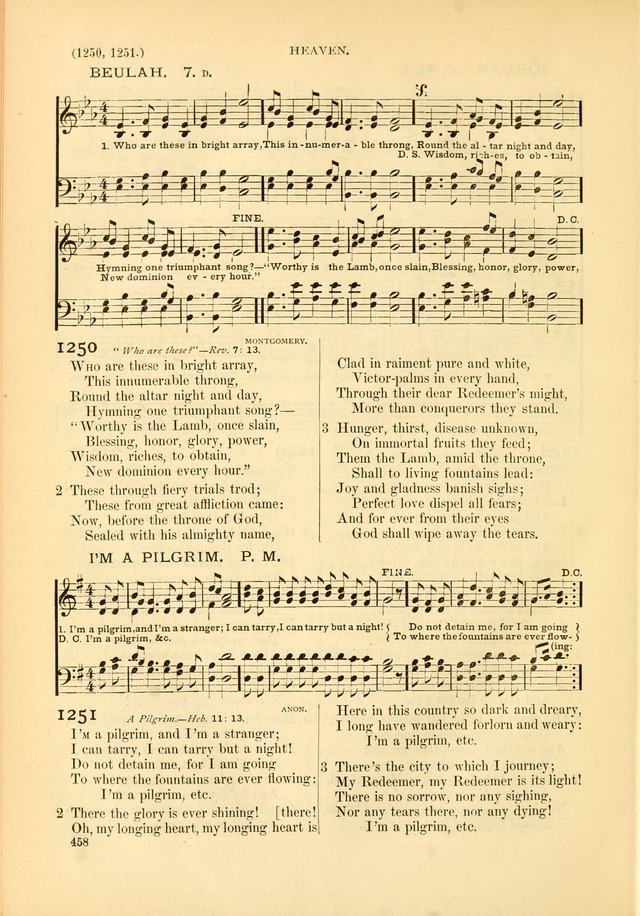 Psalms and Hymns and Spiritual Songs: a manual of worship for the church of Christ page 458