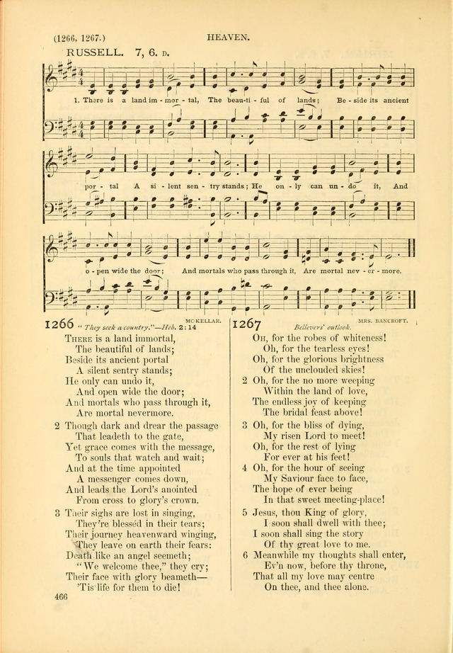 Psalms and Hymns and Spiritual Songs: a manual of worship for the church of Christ page 466